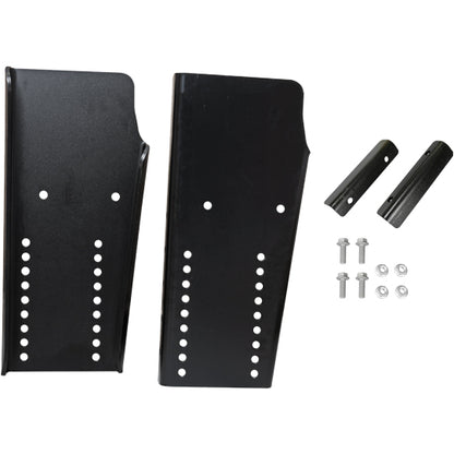 Underride guard bracket set, universal, short 630 mm