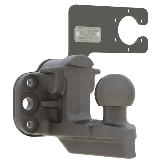 Ball coupling f. hexagonal profile w/ mtg. plate