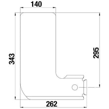 Underride guard bracket set up to 3.5 t, L-shaped, universal