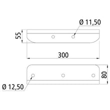 Angle set for height adjustment of couplings up to 3.5 t