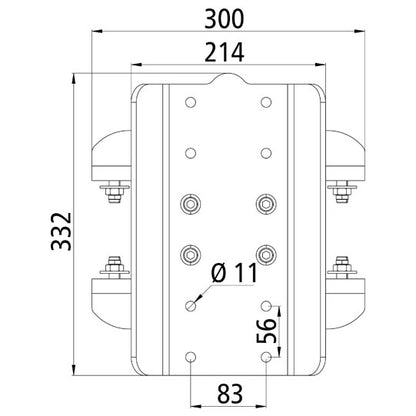 Multi-height adjustment kit for coupling up to 3.5 t