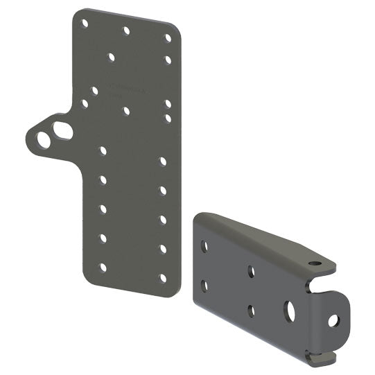 Bracket set for underride guard Iveco 35C to 70C short 325.5 mm
