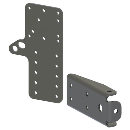 Bracket set for underride guard Iveco 35C to 70C short 325.5 mm