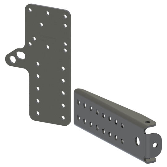 Bracket set for underride guard Iveco 35C to 70C long 445.5 mm