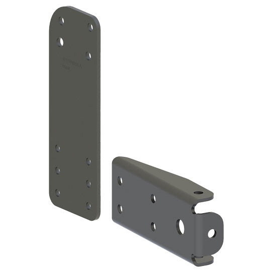 Bracket set for underride guard Isuzu M21-N short 240x145x349mm