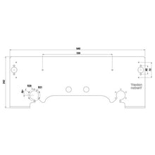 Holder for license plate and socket, accessories for clutch UFS