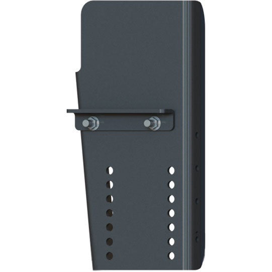 Underride guard bracket sets up to 12 t, drilled, short 350 mm