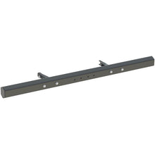 Underride guard, hexagonal, 12 t, steel, black, 2100 mm