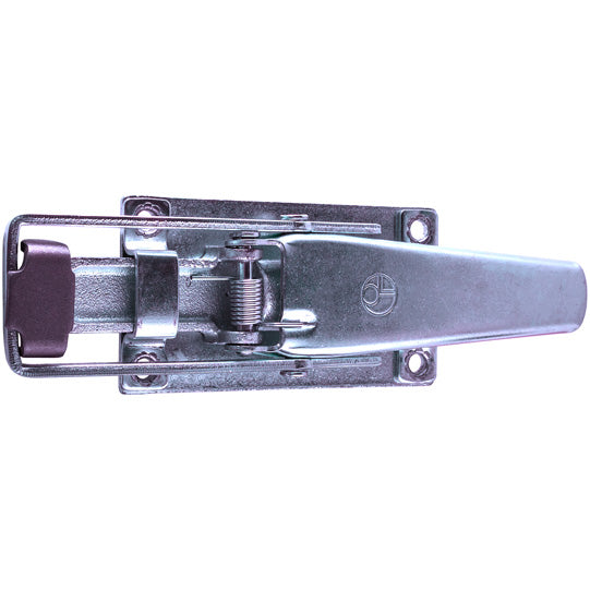 Tension lock, incl. holder, galvanised/raw