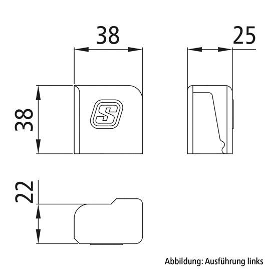 Suer lock. pocket, raw stl., R, f. welding on