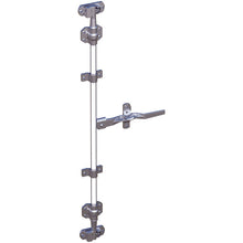 Container lock 3/4", galvanised stl., similar to Bloxwich B 200