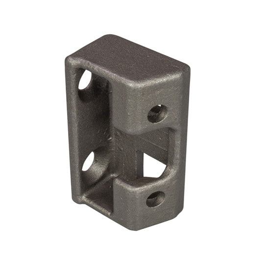 Ctrholder f. T-piece, raw stl., screw-on