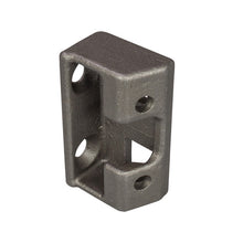 Ctrholder f. T-piece, raw stl., screw-on