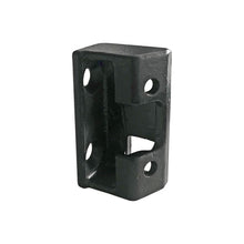 Ctrholder f. T-piece, black KTL-coated, can be screwed on