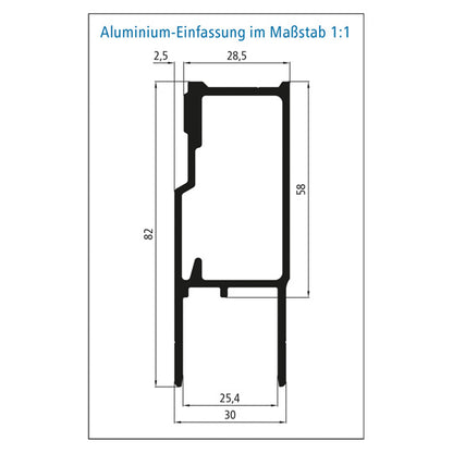 Twin-Lock long travel lock, 1015 mm, raw, right