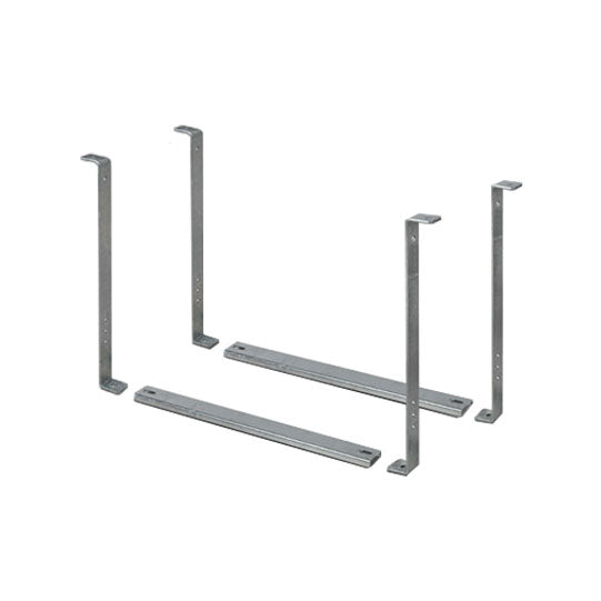 U-bracket holder set f. Idrobox 80, hot-dip galvanized