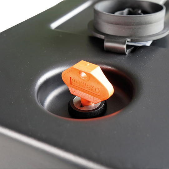 Storage box R01, PE, 245/310/615 mm, twist lock