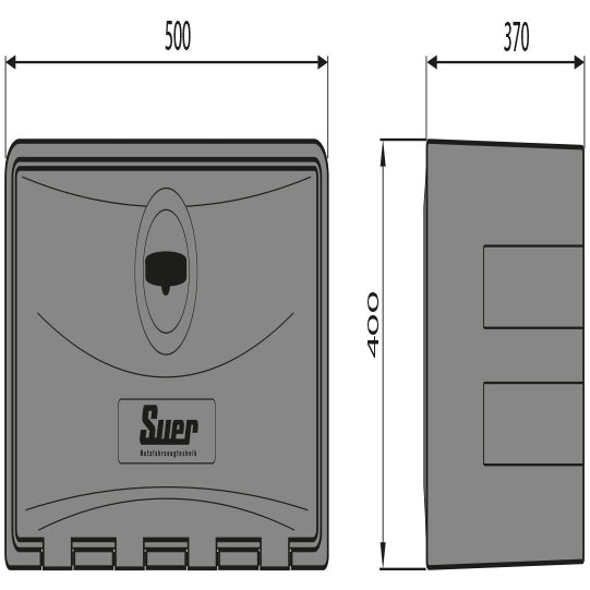 Magic 50 tool box, plastic, 500/400/370 mm (W/H/D)