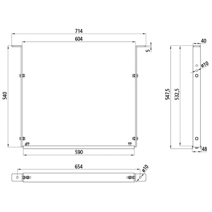 Retaining bracket, suitable f. 390141695