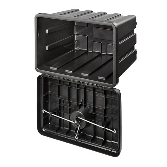 Nova 50 tool box, PP, black, 500 × 350 × 400 mm
