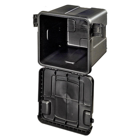 Mini tool box, PP, black, 350 × 350 × 350 mm