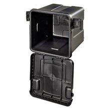 Mini tool box, PP, black, 350 × 350 × 350 mm