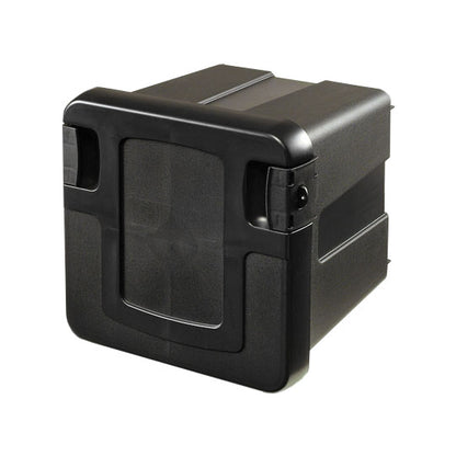 Mini tool box, PP, black, 350 × 350 × 350 mm