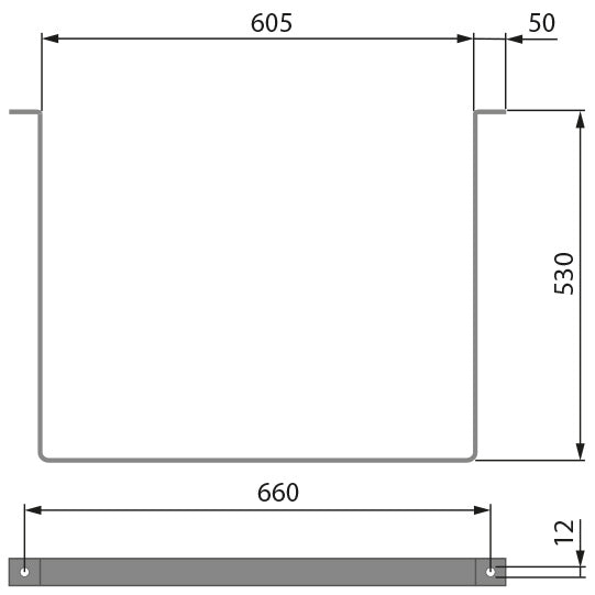 Bracket set f. WK-FS 20/30/50 SG, galvanised