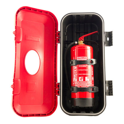 Suer fire extinguisher set, box + fire extinguisher 6 kg