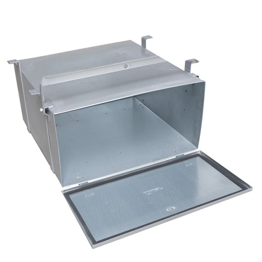 Steel toolbox, 600/300/600, drop-down bracket, holder