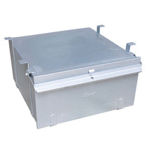 Steel toolbox, 400/180/420, drop-down bracket, holder