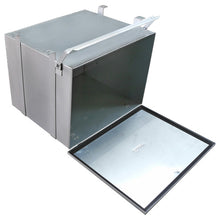 Steel toolbox, 600/400/600, drop-down bracket, holder