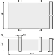 Tool box WK 6, stl., 600/400/600, reamers, holder
