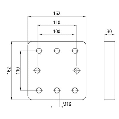 Hitsattava levy vetosilmukalle D-40, hitsattavaksi