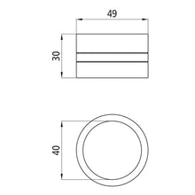 Drawbar eye bush Outer Ø 49.0 mm, closed