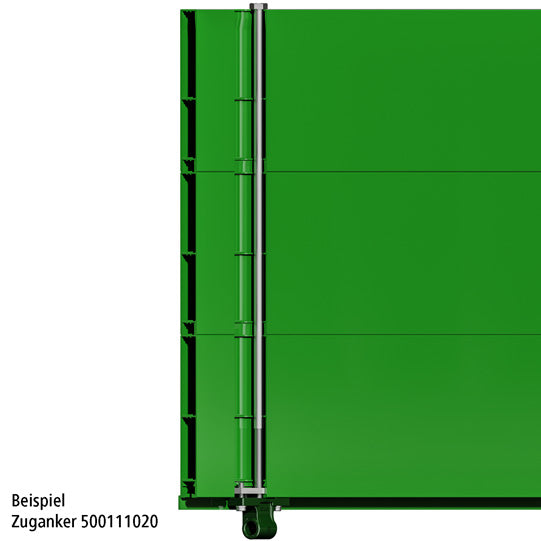 M12 tie rod, 615 mm, galvanized