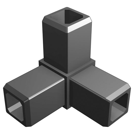 Plastic corner for 20 mm aluminum plug-in profiles