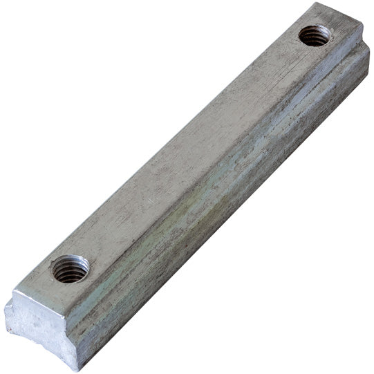 Threaded rail, 85 mm, aluminum, raw, alloy EN AW-6005A T6