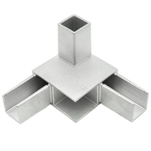 Anslutningshörn för aluminiumprofiler 621119 och 621313, rostfritt stål