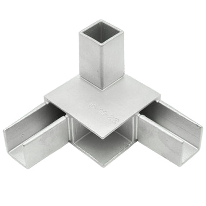 Anslutningshörn för aluminiumprofiler 621119 och 621313, rostfritt stål