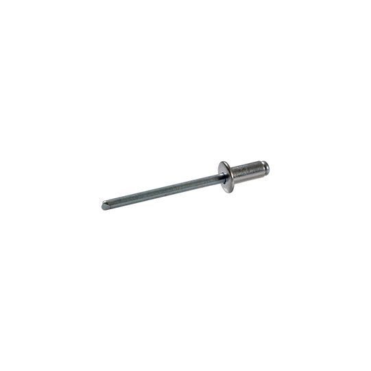 Blind rivet 5 x 10 mm, flat head, aluminium/stl., clamp 4.5-6.0