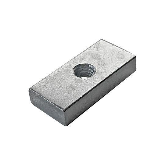 Side guard profile T-slot nut, 40x18x8 mm, thread M8x1.25, for 591160