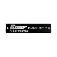 Type plate f. side impact protection 591151