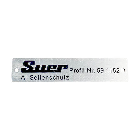 Type plate f. side impact protection 591152