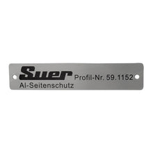 Type plate f. side impact protection 591152
