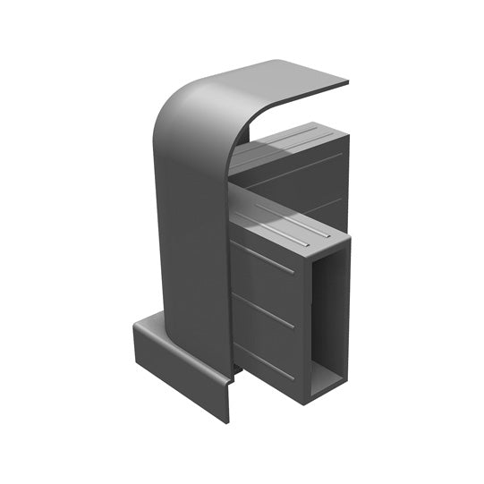 Plastic cover corner made of PA 6