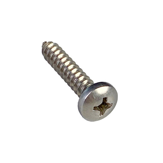 Sheet metal screw A2, 4.8x25 mm, DIN 7981 pan head cross recess