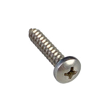 Sheet metal screw A2, 4.8x25 mm, DIN 7981 pan head cross recess