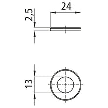 Washer polyamide, DIN 125-B/ISO 7089