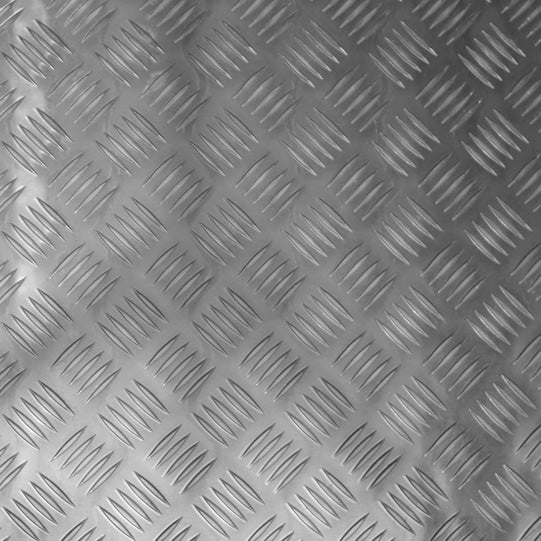 Aluminium quintett checker plate, 2500x1250x2.5/4mm